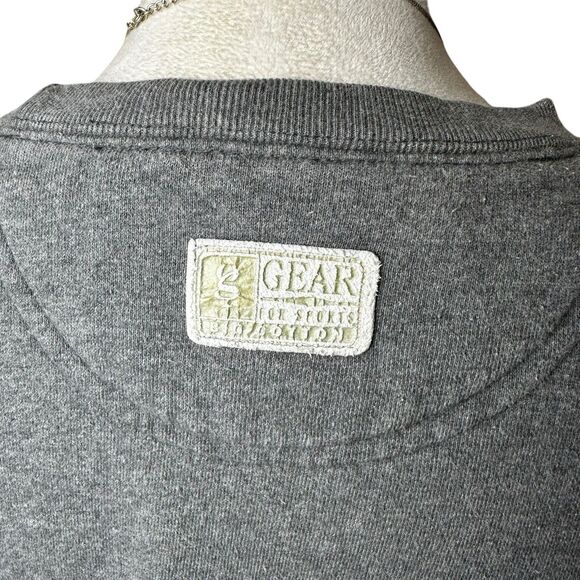 Vintage Big Cotton Gear For Sports USAF Air Force Gray Men’s Crewneck Sweatshirt - Picture 6 of 8